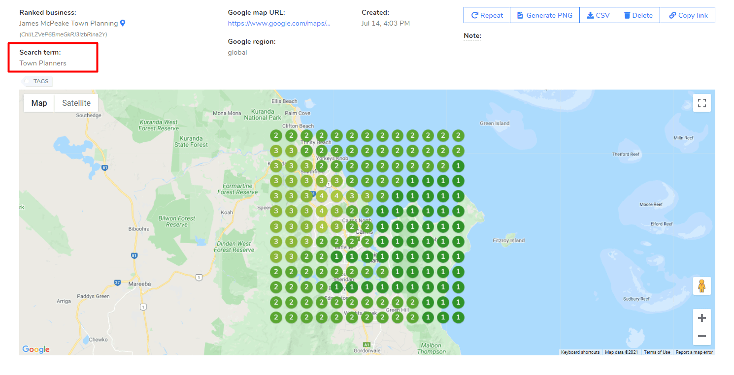 Google Maps Ranking